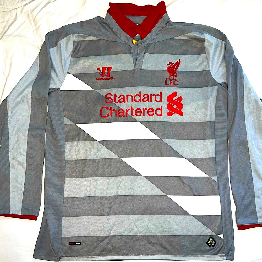 Authentic 2014-15 Warrior Liverpool FC Simon Mignolet #22 Keeper Third Jersey